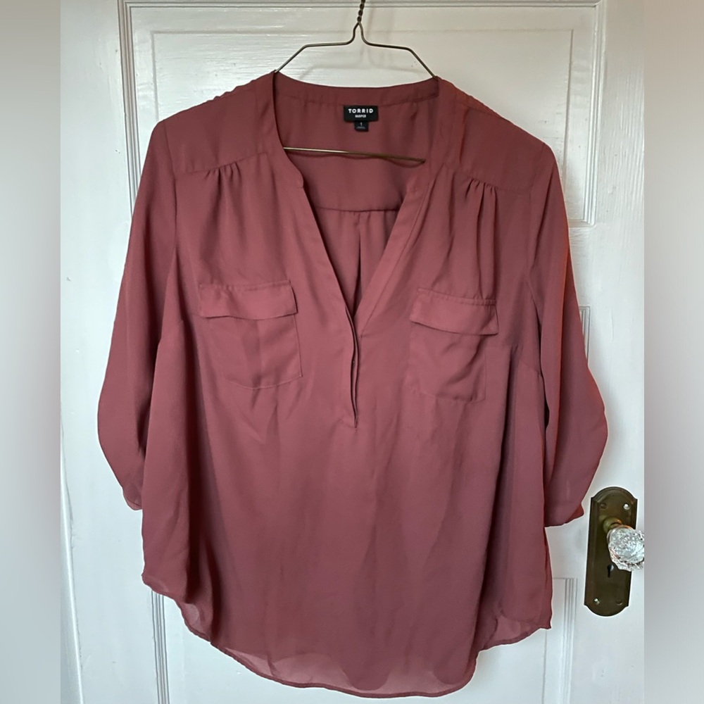 Mauve Torrid Blouse